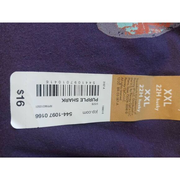 ThereAbouts Boys Size XXL (22H) Purple Long Sleeve T-shirt - Picture 3 of 4